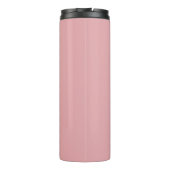 Rosa Rose Rosa Farbe | Classic | elegant Thermosbecher (Rückseite)