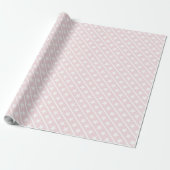 Rosa Rose Rosa Modernes Design Trendy Star Geschenkpapier (Ungerollt)