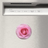 Rosa Rose Round Magnet (In Situ (Geschirrspüler))