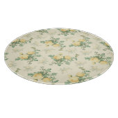 Rosa Rose, rund Schneidebrett (Ecke)