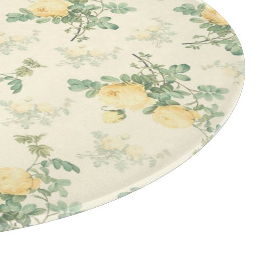 Rosa Rose, rund Schneidebrett (Ecke)