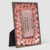 Rosa Rose Satin Stoff Foto Rahmen Appreck (Seite)