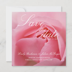 Rosa Rose • Save-the-Date-Ankündigung Save The Date