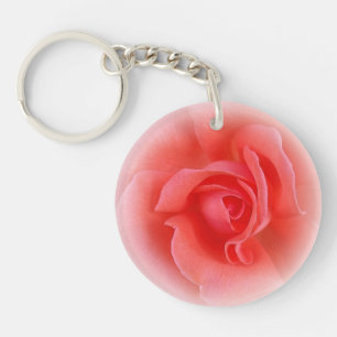 Rosa Rose Schlüsselanhänger