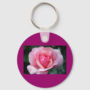 Rosa Rose Schlüsselanhänger