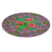 Rosa Rose Schneidebrett (Ecke)