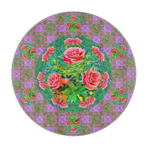 Rosa Rose Schneidebrett