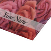 Rosa Rose Schneidebrett (Ecke)