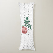 Rosa Rose Seitenschläferkissen (Vorderseite Vertikal)