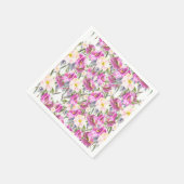 Rosa Rose Serviette (Ecke)