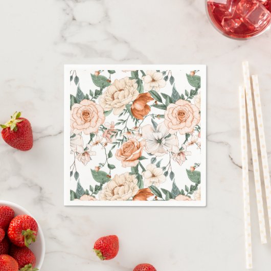 Rosa-Rose Serviette (Beispiel)