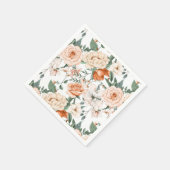 Rosa-Rose Serviette (Ecke)