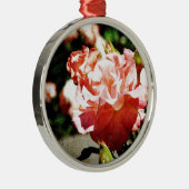 Rosa Rose Silbernes Ornament (Rechts)