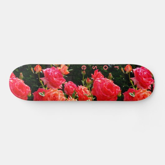 Rosa Rose Skateboard (Horizontal)