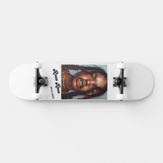 Rosa Rose Skateboard (Horizontal)