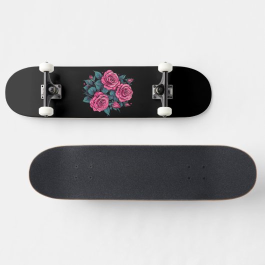 Rosa Rose Skateboard (Horizontal)