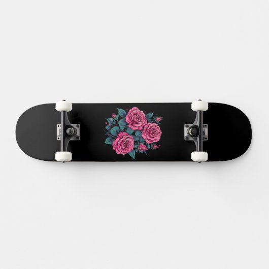 Rosa Rose Skateboard (Horizontal)