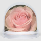 Rosa Rose Snow Globe Schneekugeln (Vorderseite)