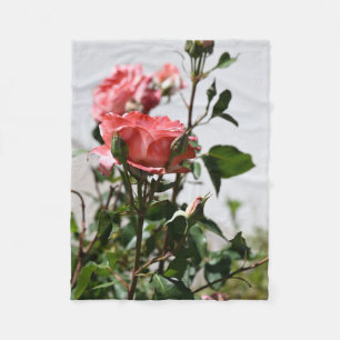 Rosa Rose Soft Blankon Fleecedecke