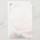 Rosa Rose stationär Briefpapier (Vorne/Hinten)