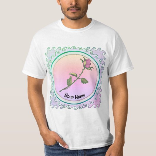 Rosa Rose T-Shirt (Vorderseite)