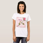 Rosa Rose T-Shirt (Vorne ganz)