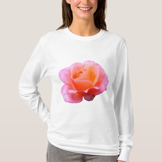 Rosa Rose T-Shirt (Vorderseite)