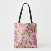 Rosa Rose Tasche (Vorderseite)