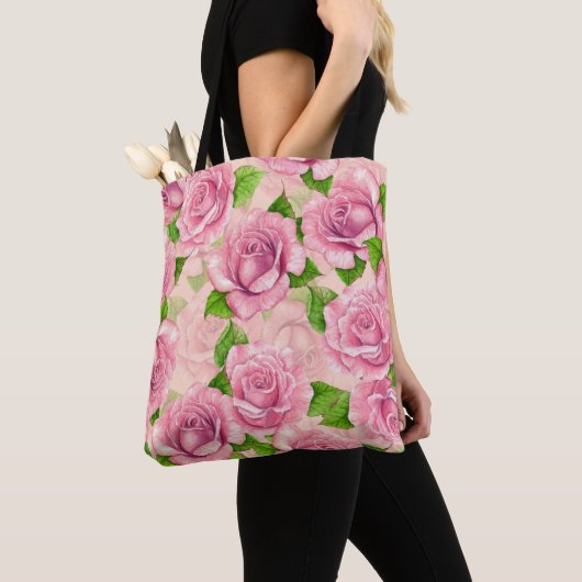 Rosa Rose Tasche (Von Nahem)
