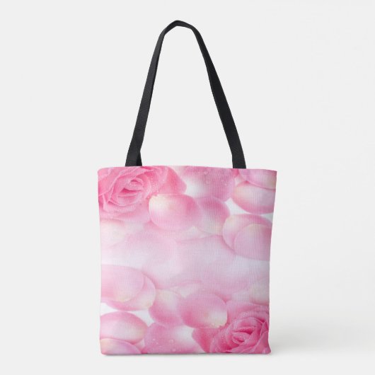 Rosa Rose Tasche (Rückseite)