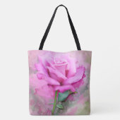 Rosa Rose Tasche (Rückseite)