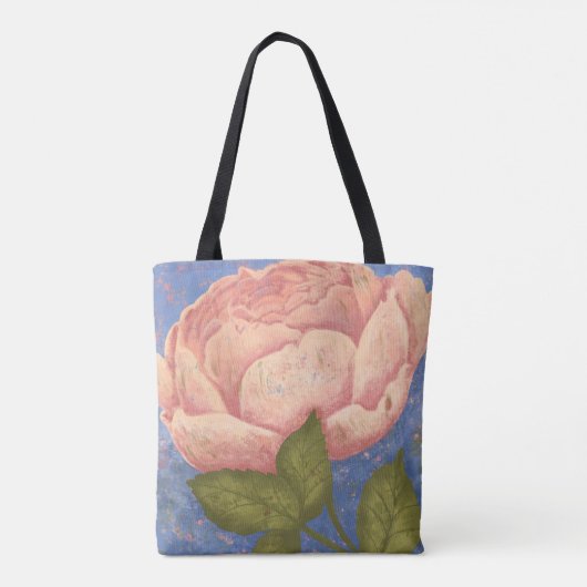 Rosa Rose Tasche (Rückseite)