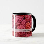 Rosa Rose Tasse (VorderseiteRechts)