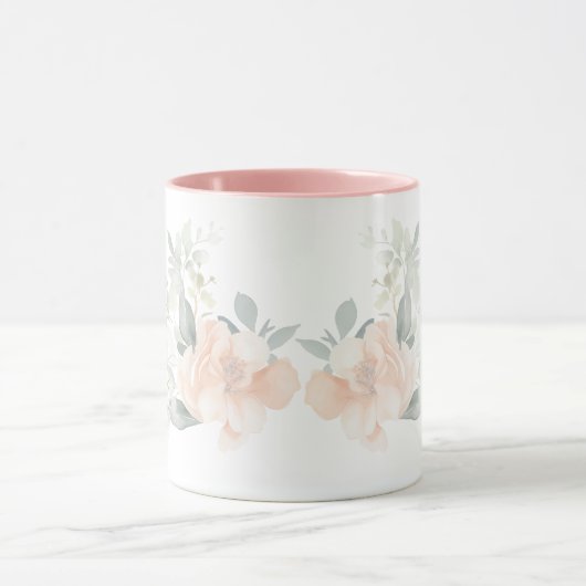 Rosa Rose Tasse (Zentrum)