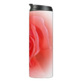 Rosa Rose Thermosbecher (Nach rechts gedreht)