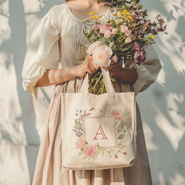 Rosa Rose Tragetasche