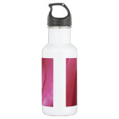 Rosa Rose Trinkflasche (Rückseite)