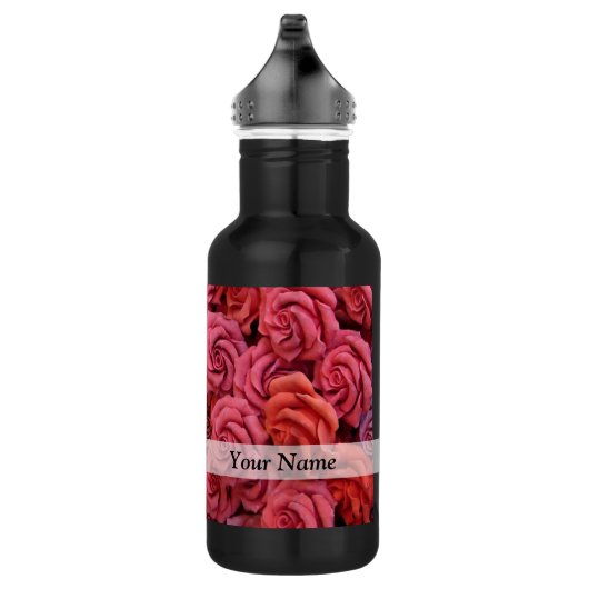 Rosa Rose Trinkflasche (Rechts)