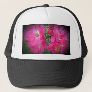 Rosa Rose Truckerkappe