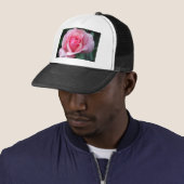 Rosa Rose Truckerkappe (Beispiel)