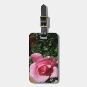 Rosa Rose und Bud Garden Gepäckanhänger (Vorderseite vertikal)