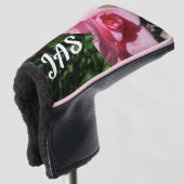 Rosa Rose und Bud Garden Golf Headcover (3/4 Vorderseite)