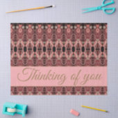 Rosa Rose und Burgund Seidenpapier (Basteln)