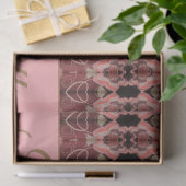 Rosa Rose und Burgund Seidenpapier (Geschenk)