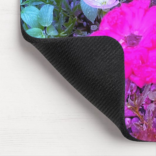 Rosa Rose und Primrose Maus-Pad Mousepad (Ecke)