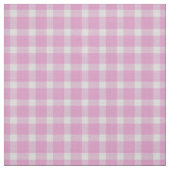 Rosa Rose und weiß karierte Gingham-Karo Stoff (Muster)