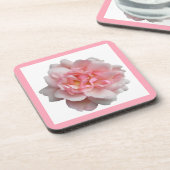 Rosa Rose Untersetzer (Linke Seite)