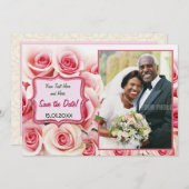 Rosa Rose - Verlängerung Einladung (Vorne/Hinten)