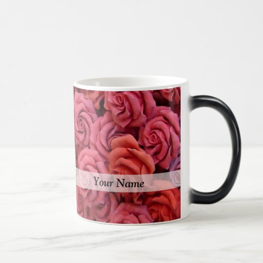 Rosa Rose Verwandlungstasse (Rechts)