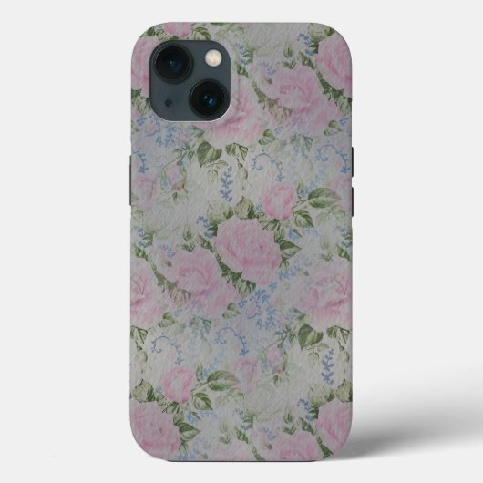 Rosa Rose Vintag Case-Mate iPhone Hülle (Rückseite)